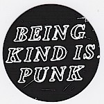 Elliott Giannini - Being Kind is Punk Sticker