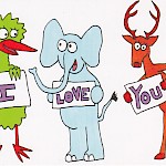 Dave Hankins - I Love You Postcard