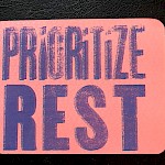 Hope Amico - Prioritize Rest Postcard