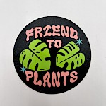 Elliott Giannini - Friend To Plants Sticker