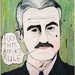 LB Briggs - Fuck This Books Rule Postcard